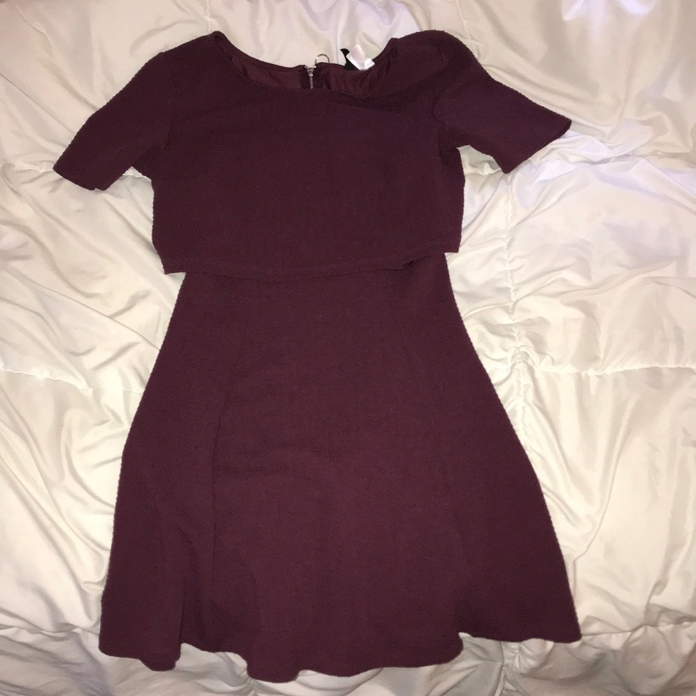 Maroon dress